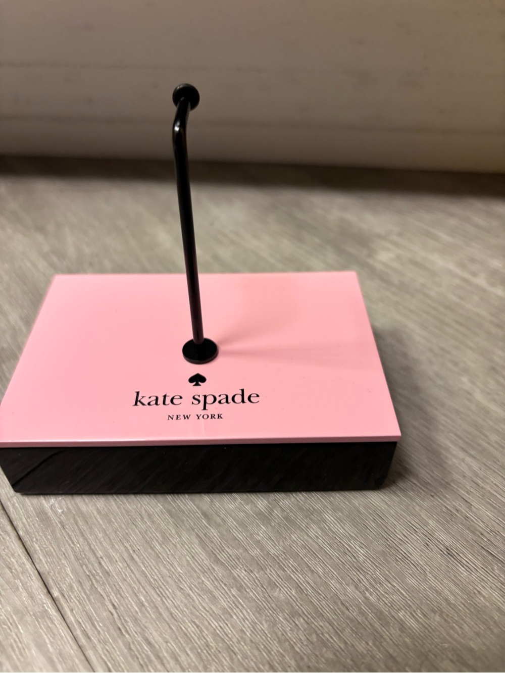 kate spade Pink and Black Jewelry Stand